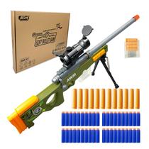 Conjunto Blaster AGM MASTECH AWM Shell-Ejecting com 40 dardos de espuma Conjunto Blaster AGM MASTECH AWM Shell-Ejecting com 40 dardos de espuma