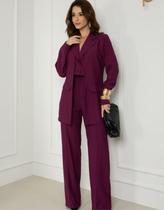 Conjunto Blazer Duplo E Calça Feminina Premium Conjunto Blazer Duplo E Calça Feminina Premium