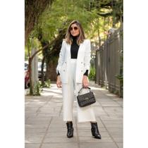 Conjunto blazer manga longa 2 botões calça em alfaiataria Conjunto blazer manga longa 2 botões calça em alfaiataria