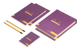 Conjunto Blocos De Nota Rhodia The Essential Box Roxo