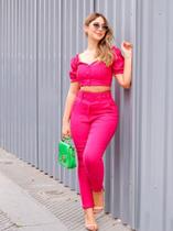 Conjunto blogueira Pink G - Majestade