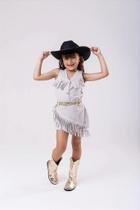 Conjunto Blogueirinha Boiadeira Maraisa Jeans Off - Estilo Cowgirl