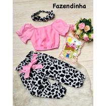 Conjunto Blogueirinha Roupa De Menina Infantil Mini Diva Modinha Blogueira Baby Infantil