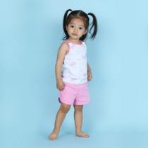 Conjunto Blusa Alcinha e Short Borboletas - Yuk's Conjunto Blusa Alcinha e Short Borboletas - Yuk's