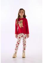 Conjunto Blusa Babado e Legging Quimby Conjunto Blusa Babado e Legging Quimby
