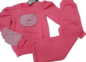 Conjunto Blusa Calça Infantil Menina Inverno LessaKids 8444