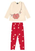 Conjunto Blusa Calça Legging Bee Loop Conjunto Blusa Calça Legging Bee Loop
