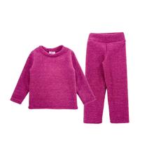 Conjunto Blusa + Calça Legging Peluciado Básico Infantil - 8