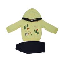 Conjunto Blusa Calça Moletom Inverno Infantil Criança Menino