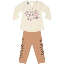 Conjunto Blusa com Calça Legging REF:10486 - Kiko e kika Conjunto Blusa com Calça Legging REF:10486 - Kiko e kika