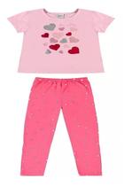 Conjunto Blusa Com Legging Menina Love And Live Conjunto Blusa Com Legging Menina Love And Live