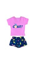 Conjunto blusa com short