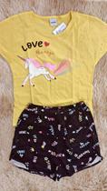 Conjunto blusa com short