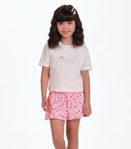 Conjunto Blusa com Shorts Menina Trick Nick Rosa Conjunto Blusa com Shorts Menina Trick Nick Rosa