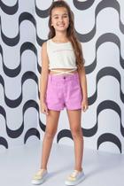 Conjunto blusa croped regata e short