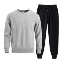 Conjunto Blusa de Frio e Calça de Moletom Masculina Básico