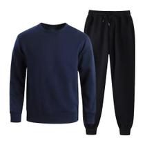 Conjunto Blusa de Frio e Calça de Moletom Masculina Básico - Quero Shoes