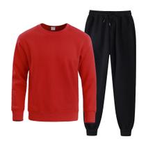 Conjunto Blusa de Frio e Calça de Moletom Masculina Básico - Quero Shoes