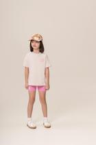 Conjunto Blusa e Bermuda Malha Bege Natural - Bugbee - Conjunto Blusa e Bermuda Malha Bege Natural - Bugbee -