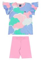 Conjunto Blusa e Bermuda Menina Bee Loop