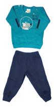 Conjunto blusa e calça bear