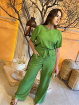 Conjunto Blusa e Calça Feminino Linzzi Elegância e Conforto
