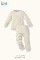 Conjunto Blusa e Calça Infanto Juvenil Canelado Unissex