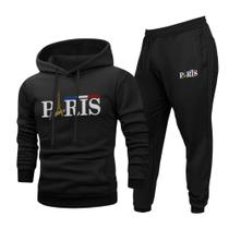 Conjunto Blusa E Calça Moletom Flanelado Paris