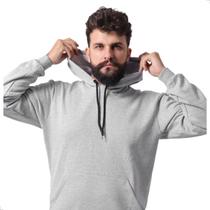 Conjunto Blusa e Calça Moletom Masculino Canguru Adulto Frio Algodão Tecido Quente Inverno Conjunto Blusa e Calça Moletom Masculino Canguru Adulto Frio Algodão Tecido Quente Inverno
