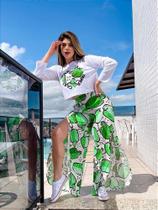 Conjunto blusa e calça no viscose tamanha único M Conjunto blusa e calça no viscose tamanha único M