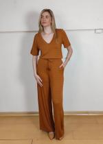 Conjunto blusa e calça pantalona