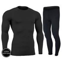 Conjunto Blusa e Calça Térmica Feminino Proteção UV