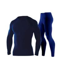 conjunto blusa e calça térmica UV unissex segunda pele TB moda fitness