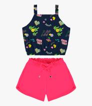 Conjunto Blusa E Croped Rovi Kids