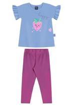 Conjunto Blusa e Legging Menina Bee Loop