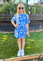Conjunto Blusa e Saia Corações Kids Poá Animê