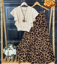 Conjunto blusa e saia Conjunto blusa e saia