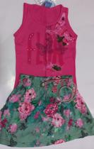 Conjunto blusa e saia infantil da Malwee