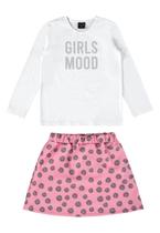 Conjunto Blusa e Saia Infantil Menina Guloseima Conjunto Blusa e Saia Infantil Menina Guloseima