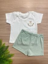Conjunto blusa e short f518