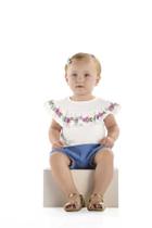 Conjunto blusa e short jeans kids qumiby Conjunto blusa e short jeans kids qumiby