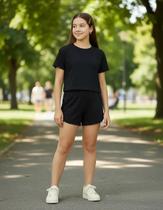 Conjunto Blusa e Short Juvenil Menina - Elian Cor:Modelo 05Tamanho:18 Conjunto Blusa e Short Juvenil Menina - Elian Cor:Modelo 05Tamanho:18
