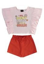 Conjunto Blusa e Short para Menina Guloseima