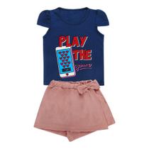 Conjunto Blusa e Short Saia - Big Bless