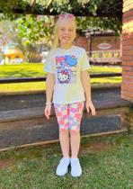 Conjunto Blusa e Shorts Leg Hello Kitty Friends Momi