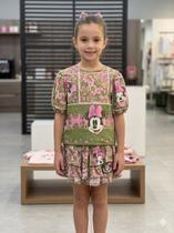 Conjunto Blusa e Shorts Minnie Forest Animê Conjunto Blusa e Shorts Minnie Forest Animê