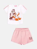 Conjunto Blusa e Shorts Moletinho Tico Teco Tennis Momi