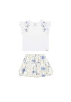 Conjunto blusa e shorts saia estampado 46861 Conjunto blusa e shorts saia estampado 46861