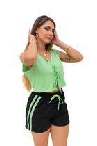 Conjunto Blusa e Shorts Slim Fitwell