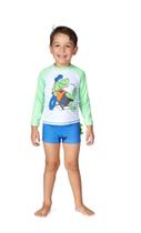 Conjunto blusa e sunga com fator de proteção uv50
